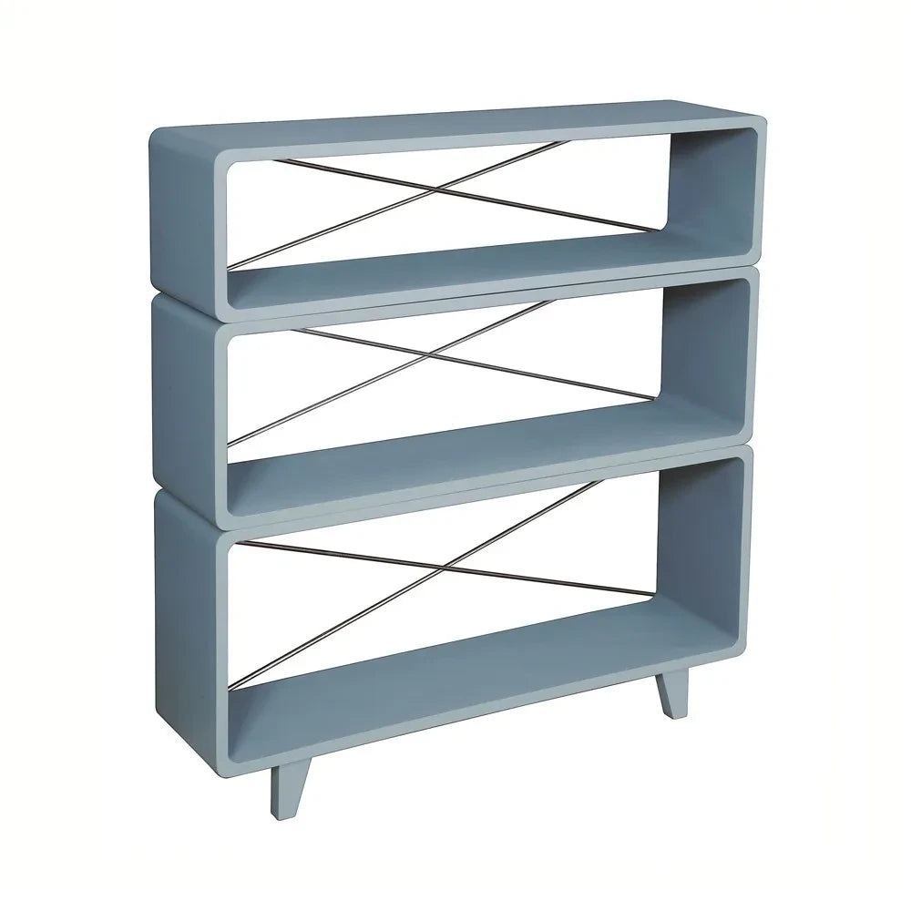 Laurette - Bookcase 'Millefeuille' Mid gray | Mid grey