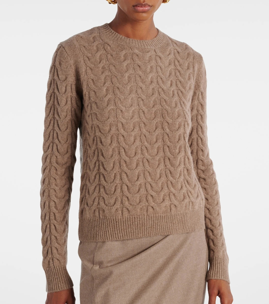 Max Mara - Aramis cable-knit cashmere sweater
