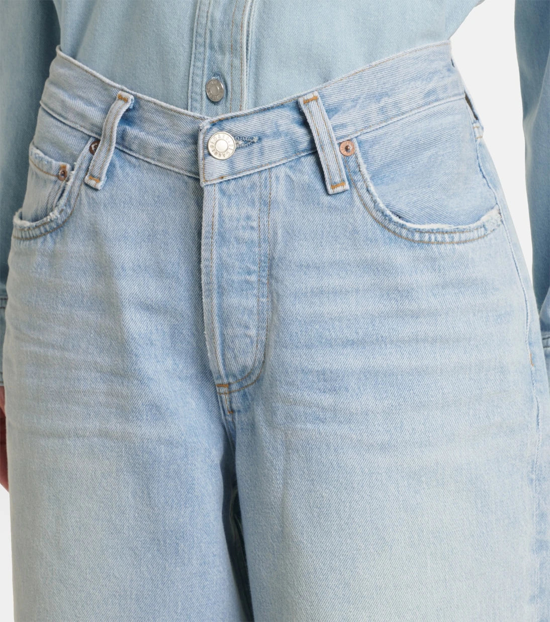 Agolde - V-Waist Baggy straight jeans
