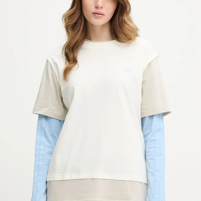 adidas Originals uzun kollu kadın pamuklu bluz