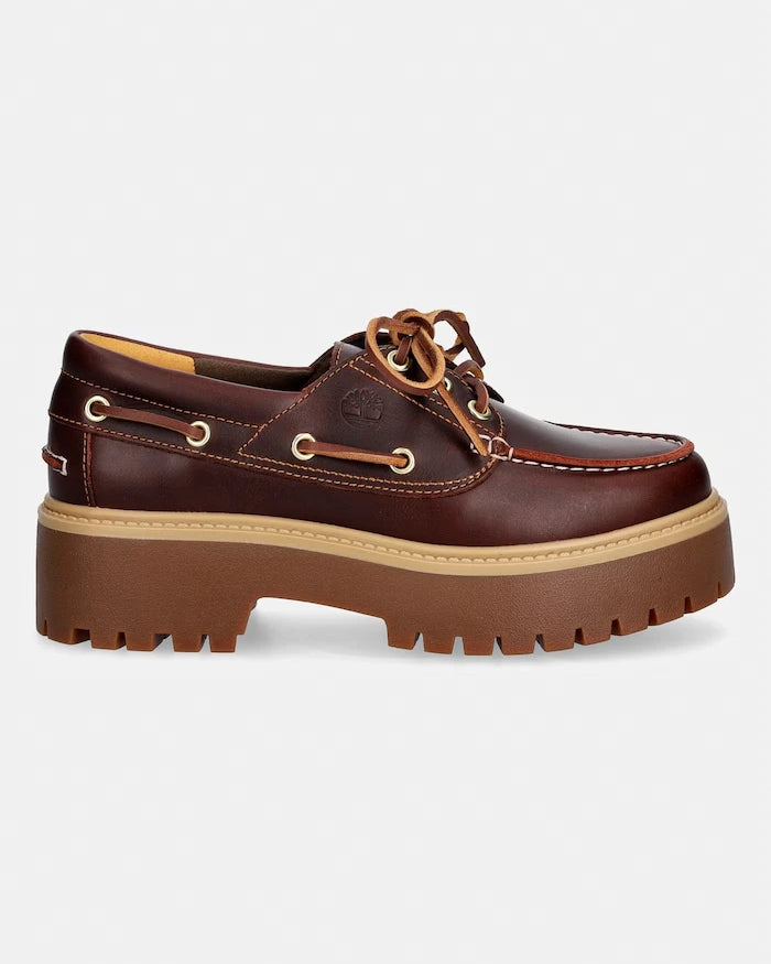 Timberland мокасини дамски от кожа