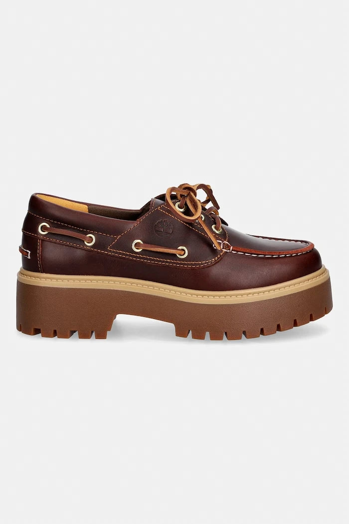 Timberland мокасини дамски от кожа