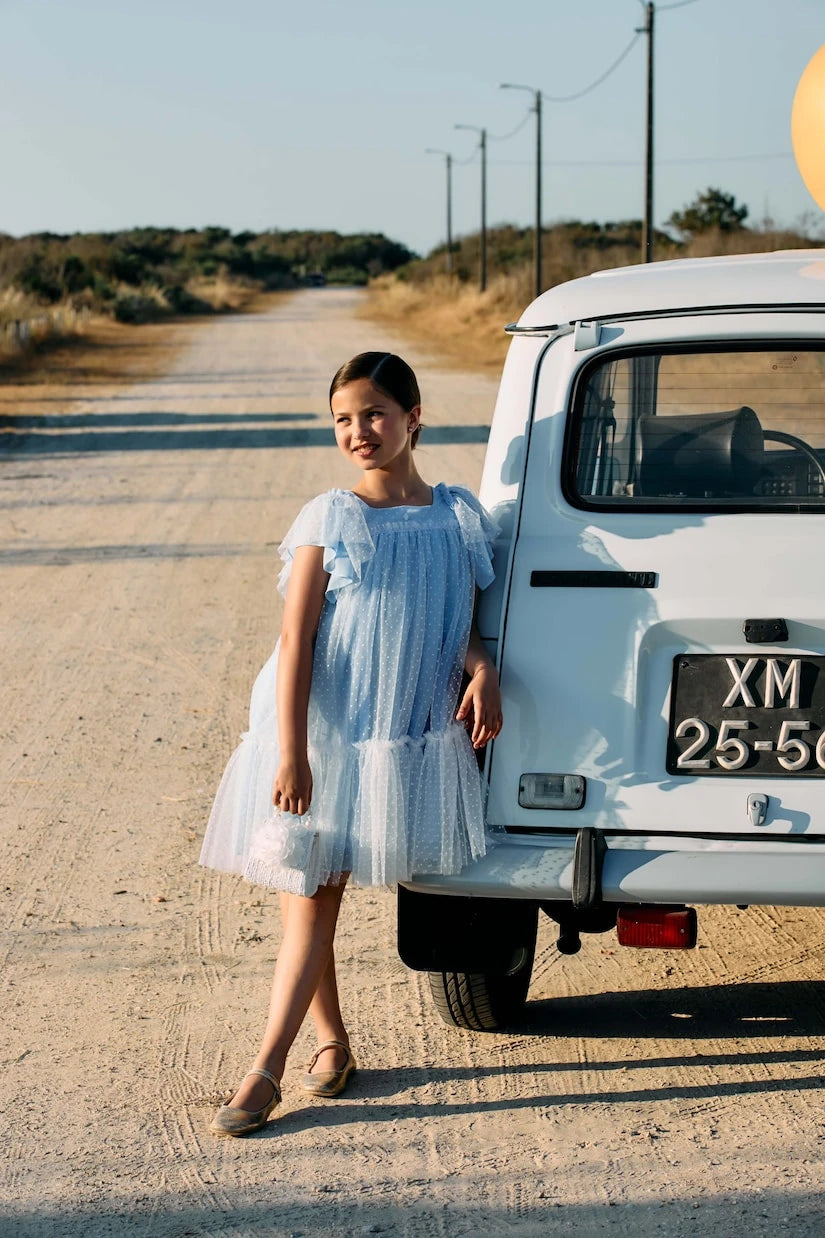 Patachou - Polka-dot tulle dress