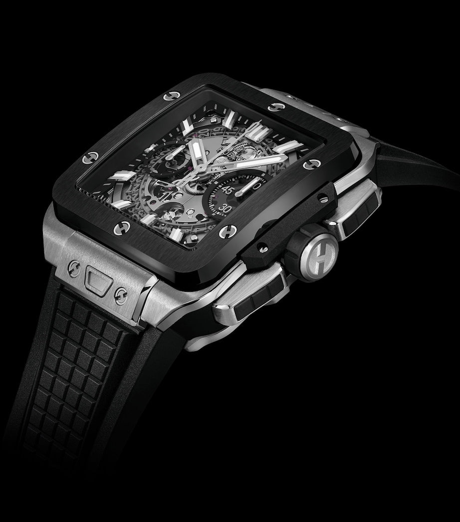 Hublot Titanium and Ceramic Square Bang Unico Watch 42mm
