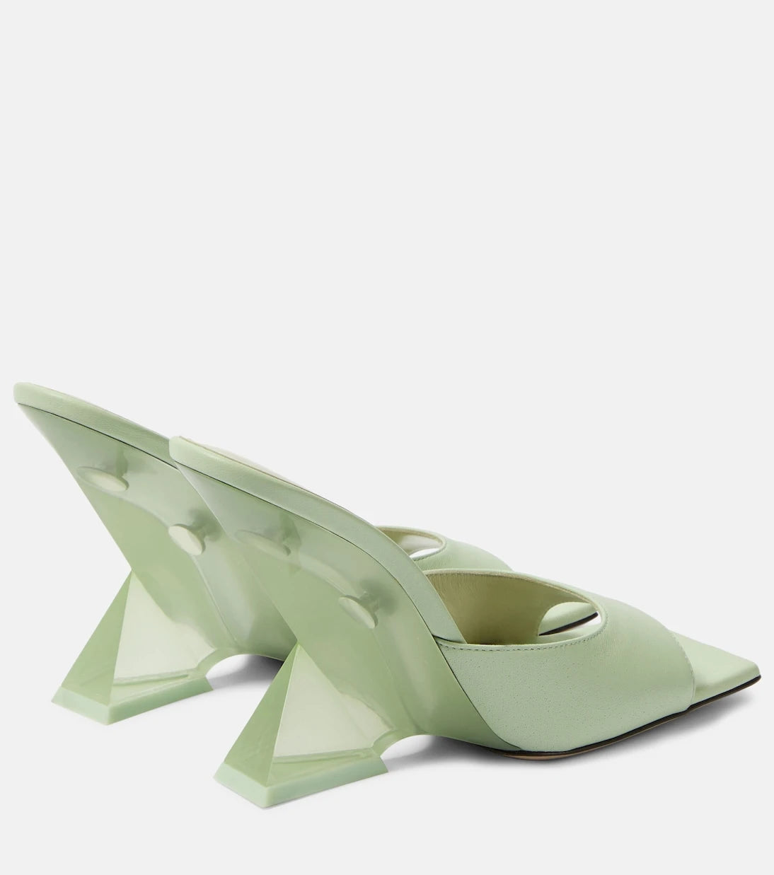 The Attico - Cheope leather mules