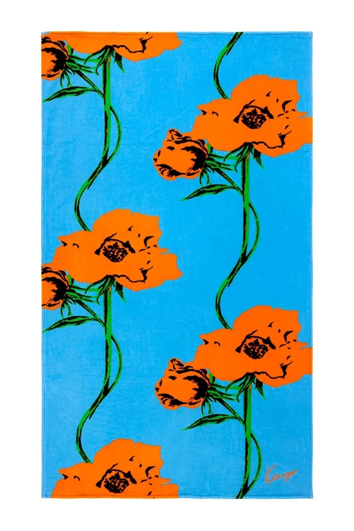 Kenzo KPOP Turquoise Pamuklu Plaj Havlusu 100 x 170 cm