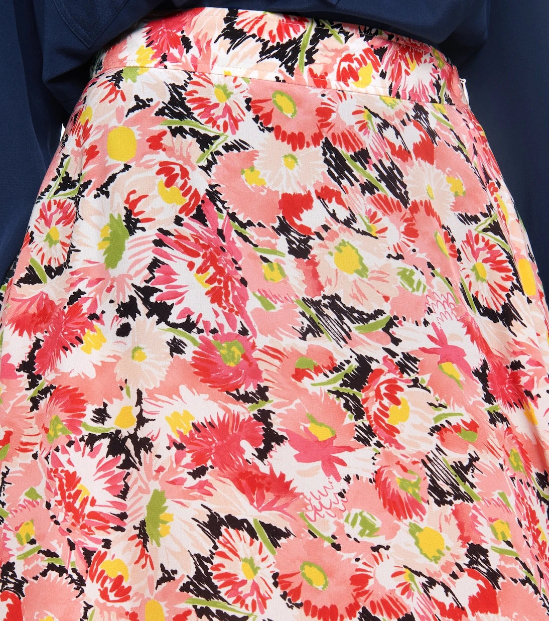 Stella McCartney - Ashlyn floral silk midi skirt