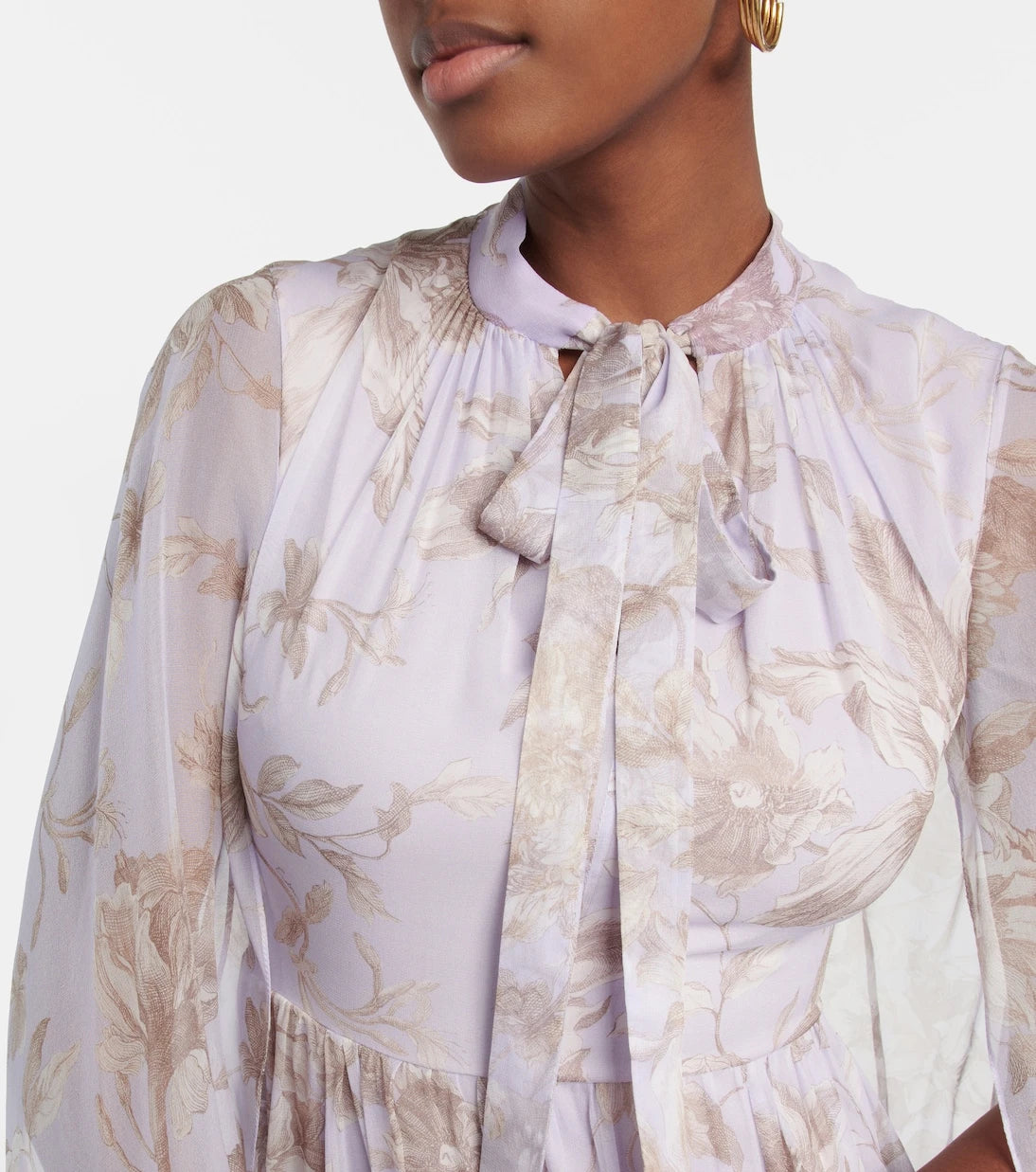 Erdem - Chiara printed silk gown