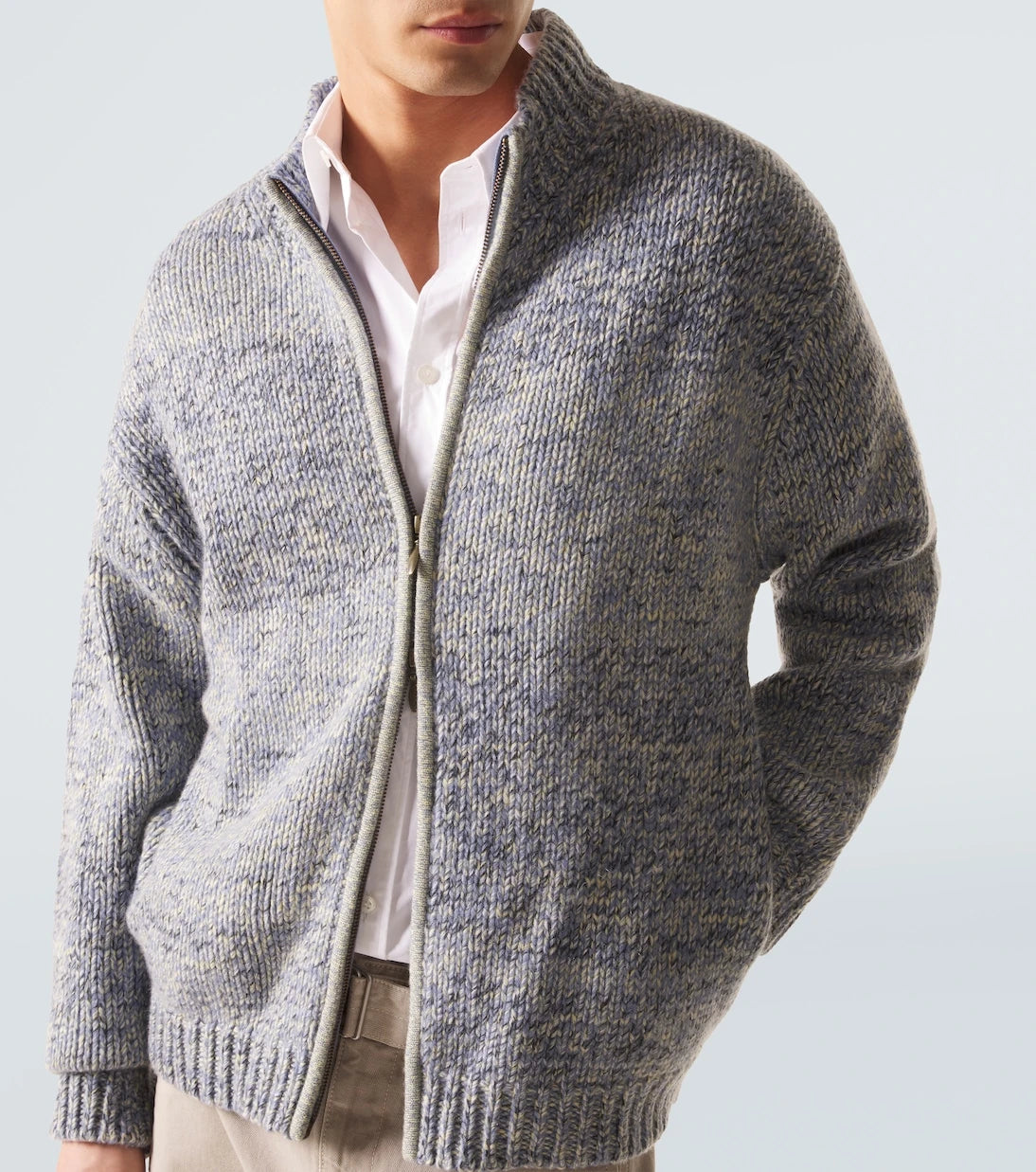 Le Kasha - Lamdu cashmere zip-up cardigan