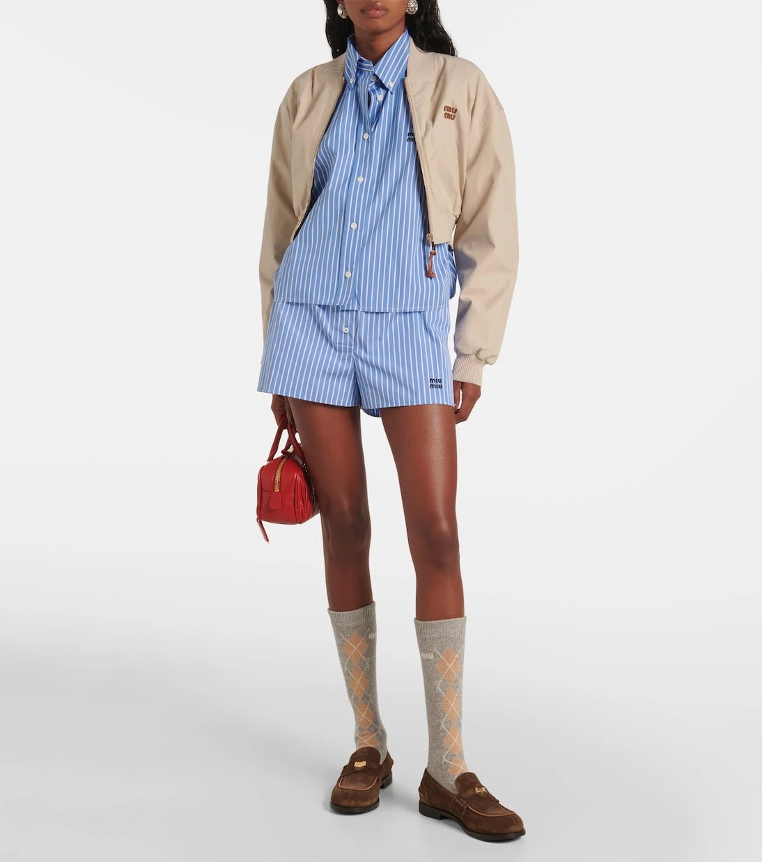 Miu Miu - Wool and cashmere-blend socks