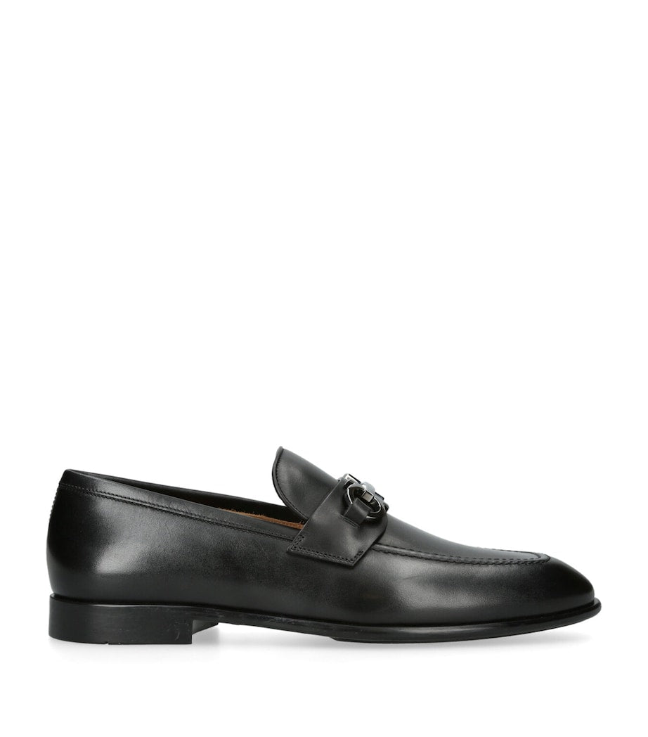 Salvatore Ferragamo Leather Foster Gancho Loafers