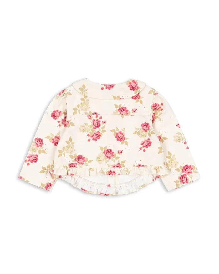 Konges Sløjd MAGOT FRILL JACKET GOTS Çocuk Kot Ceket