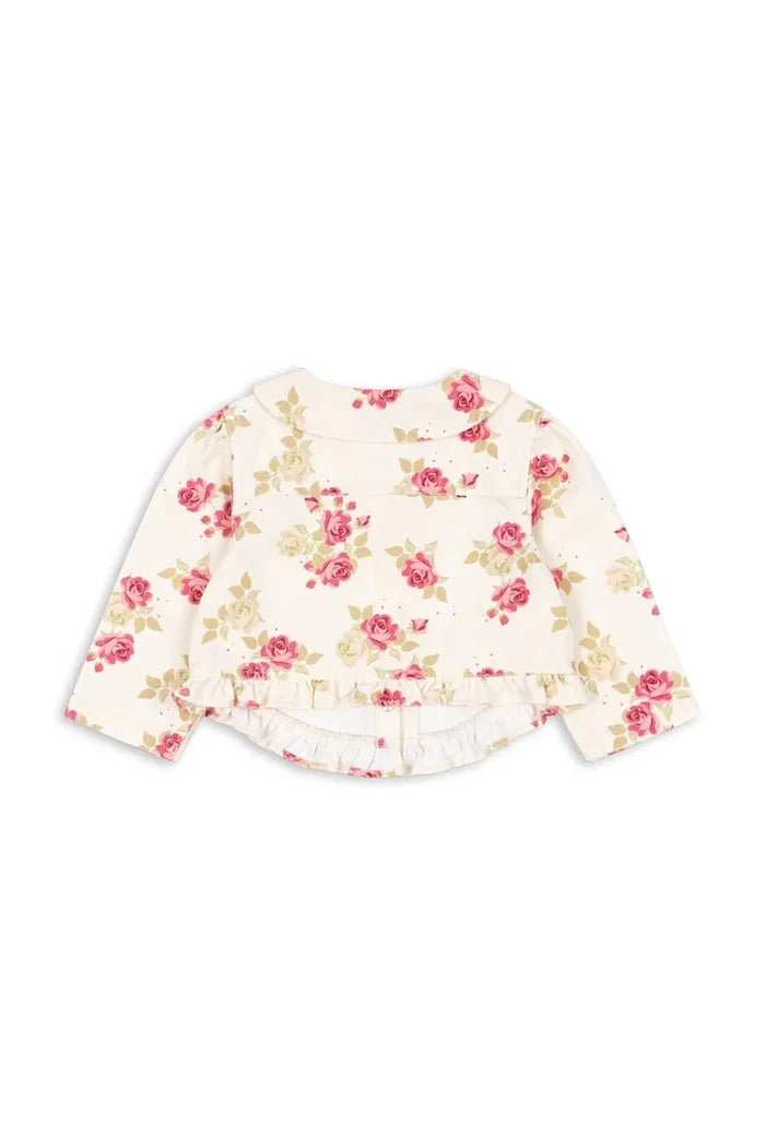 Konges Sløjd MAGOT FRILL JACKET GOTS Çocuk Kot Ceket