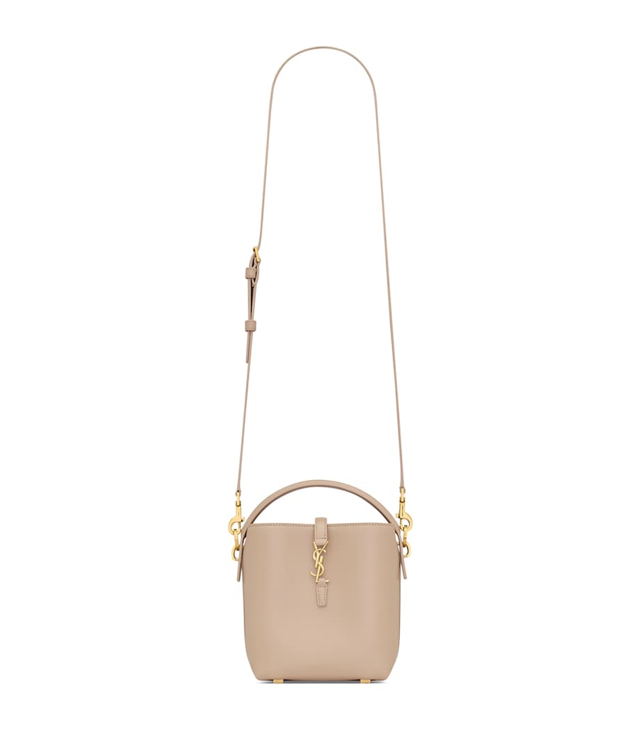 Beige Mini Calfskin Le 37 Bucket Bag