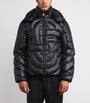 Casablanca Black Down Monogram Puffer Jacket