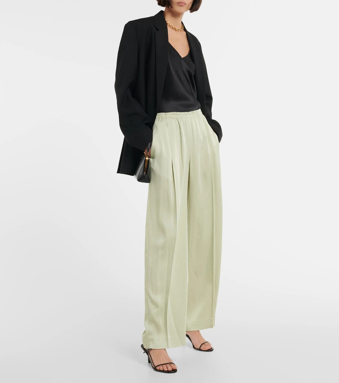 Vince - Wide-leg satin pants