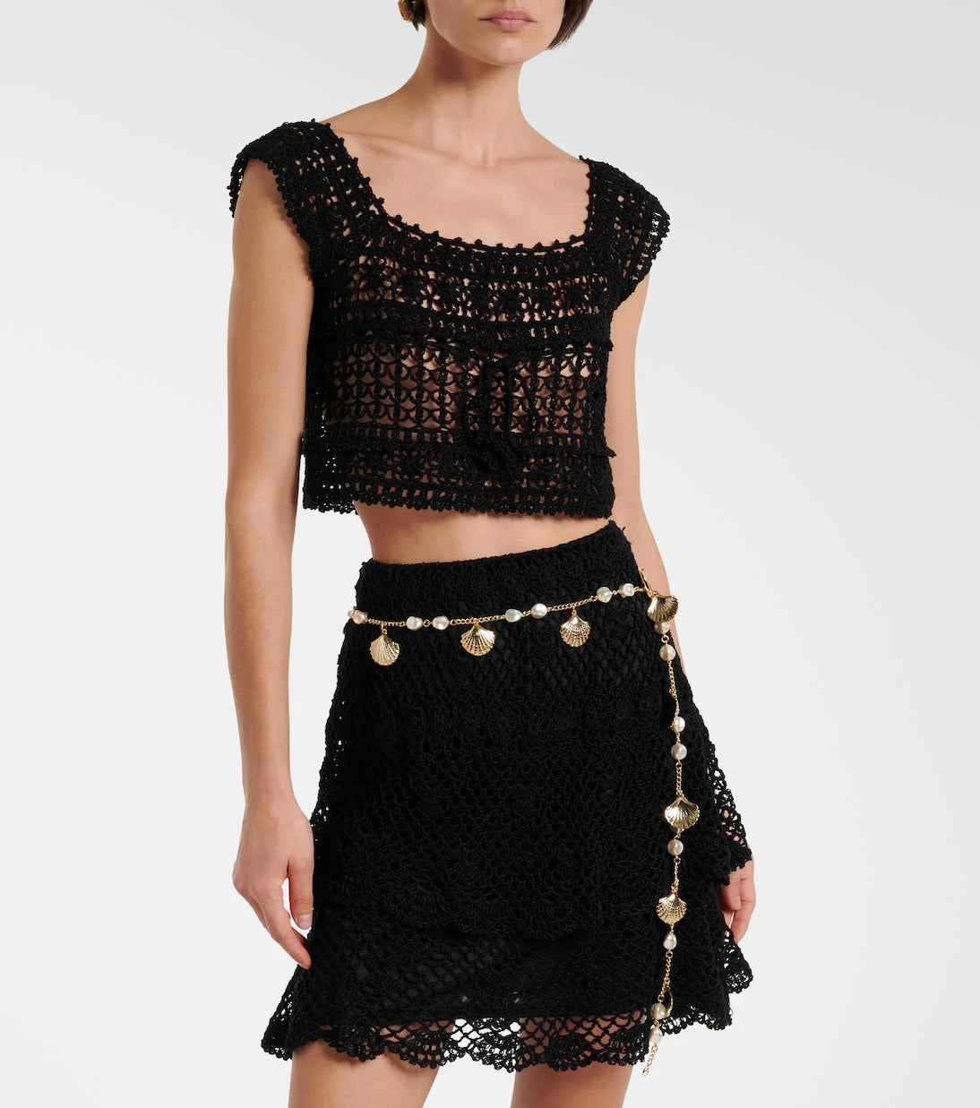 Anna Kosturova - Cotton crochet crop top
