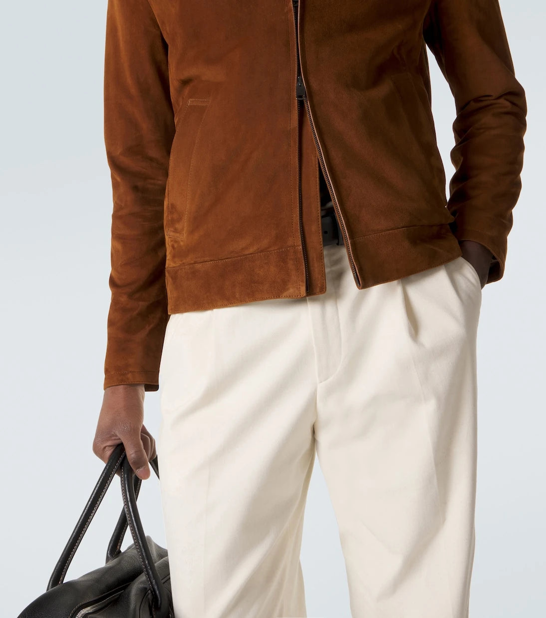 Brioni - Suede blouson jacket