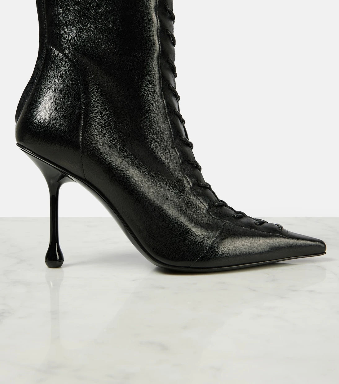 Jimmy Choo - Scarlett 95 leather lace-up boots