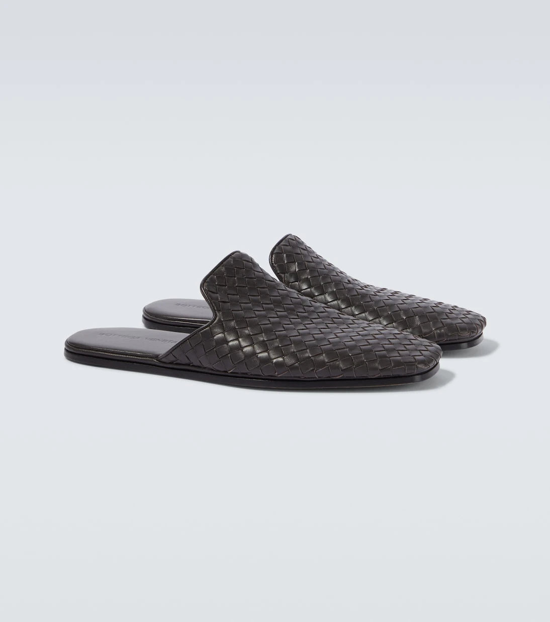 Bottega Veneta - Palazzo Intrecciato leather mules