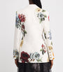 Linen-Blend Floral Breann Blazer