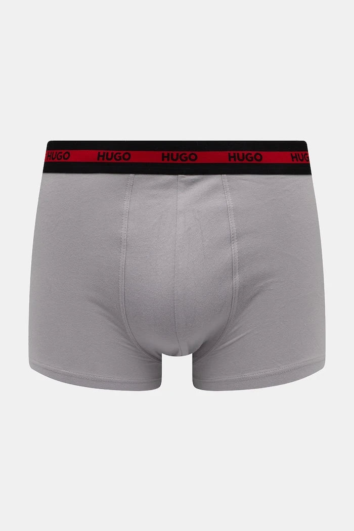 HUGO Erkek Pamuk ve Elastan Bitişik Boxer TRIPLET PLANET 3'lü