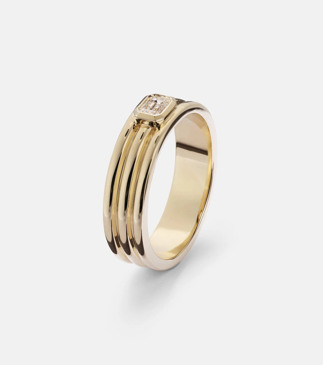 Stone and Strand - خاتم من الذهب عيار 14 قيراطًا مرصّع بالألماس
