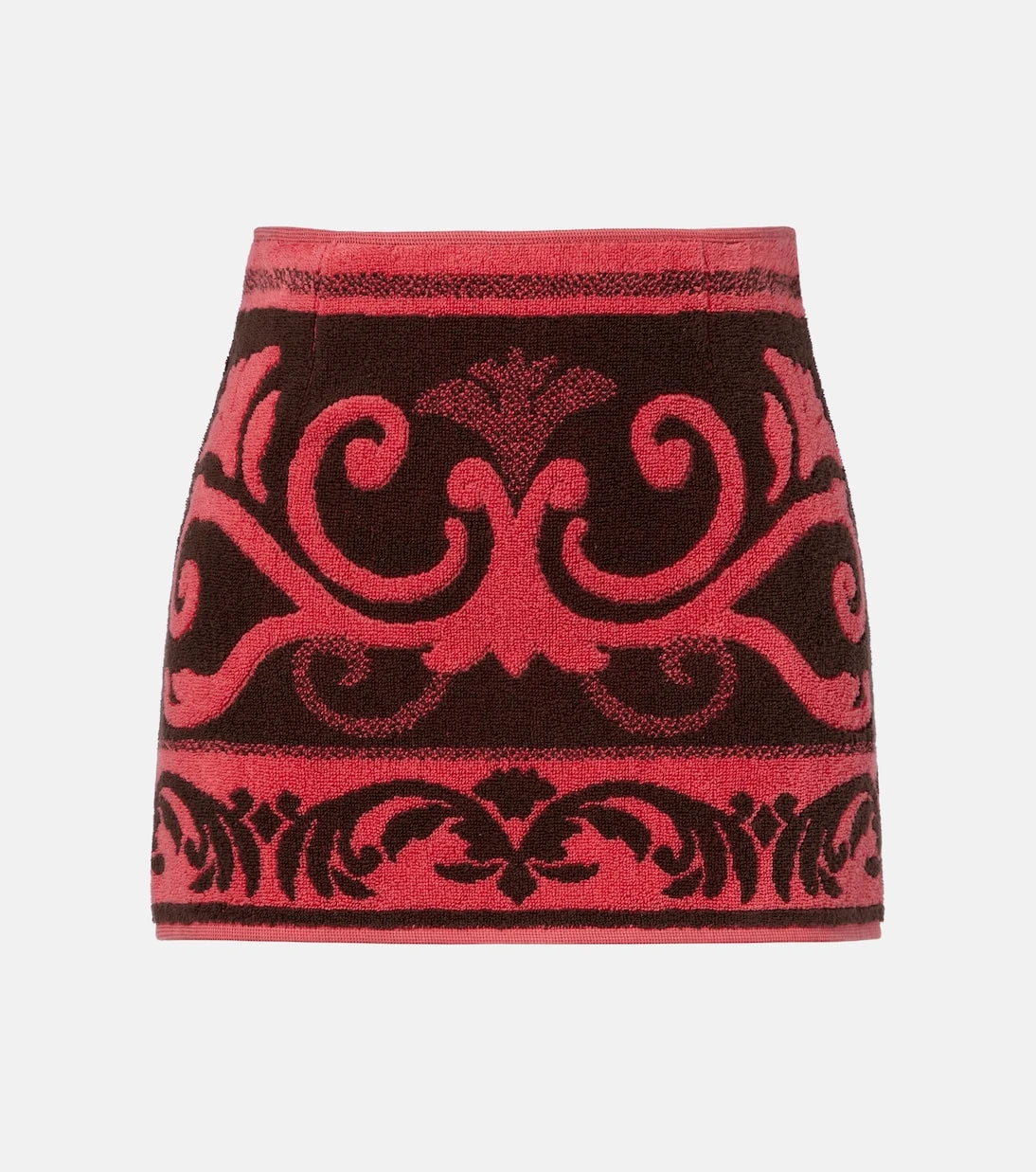 Valentino - Cotton terry jacquard miniskirt