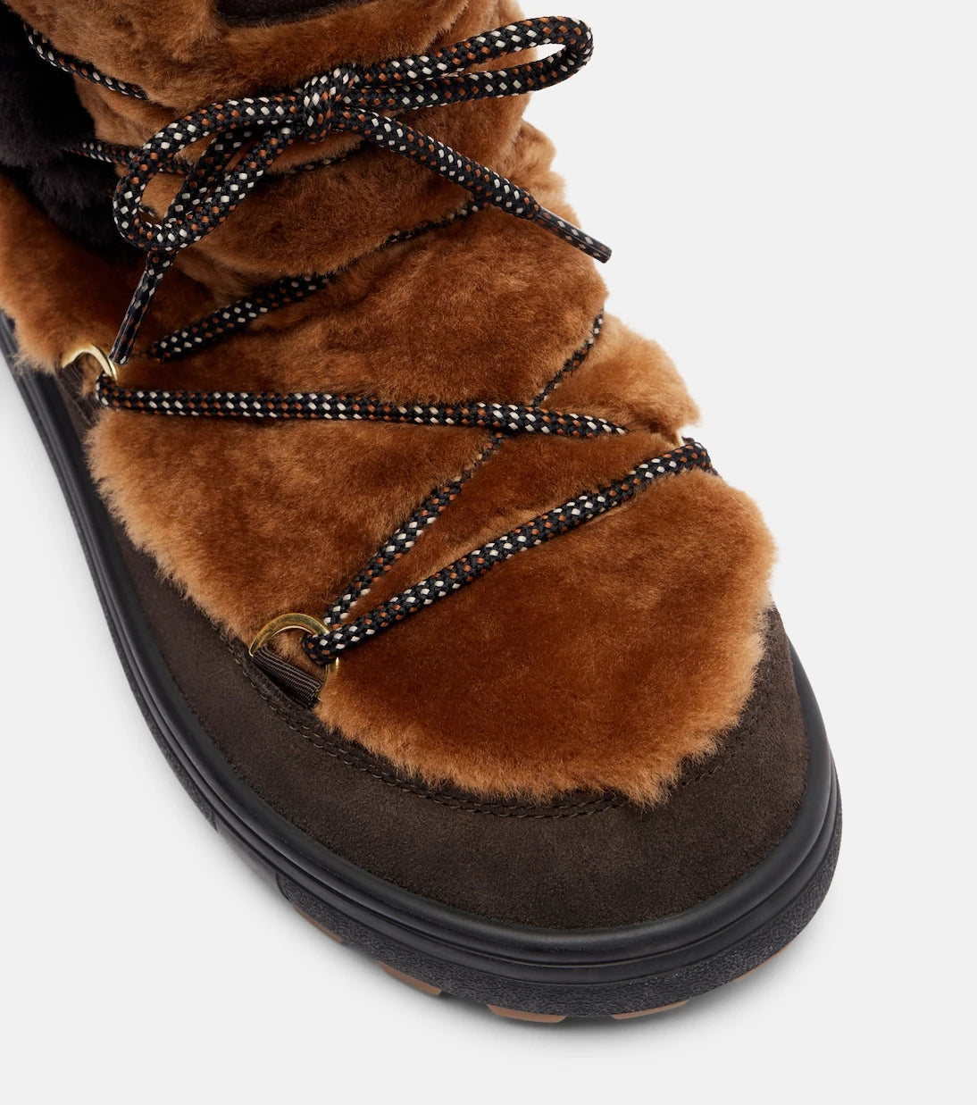 Bogner - Chamonix shearling and suede snow boots