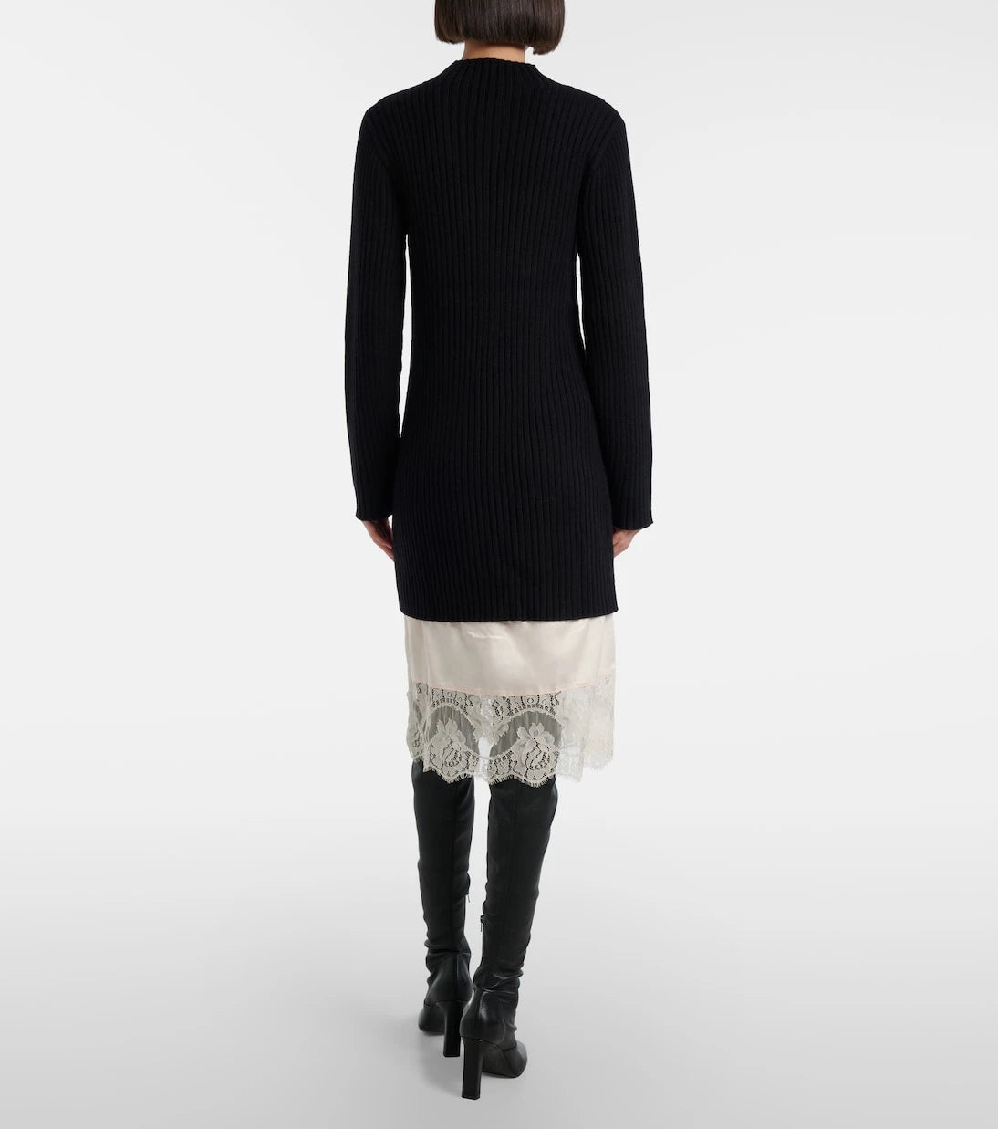 Staud - Willow wool-blend sweater dress