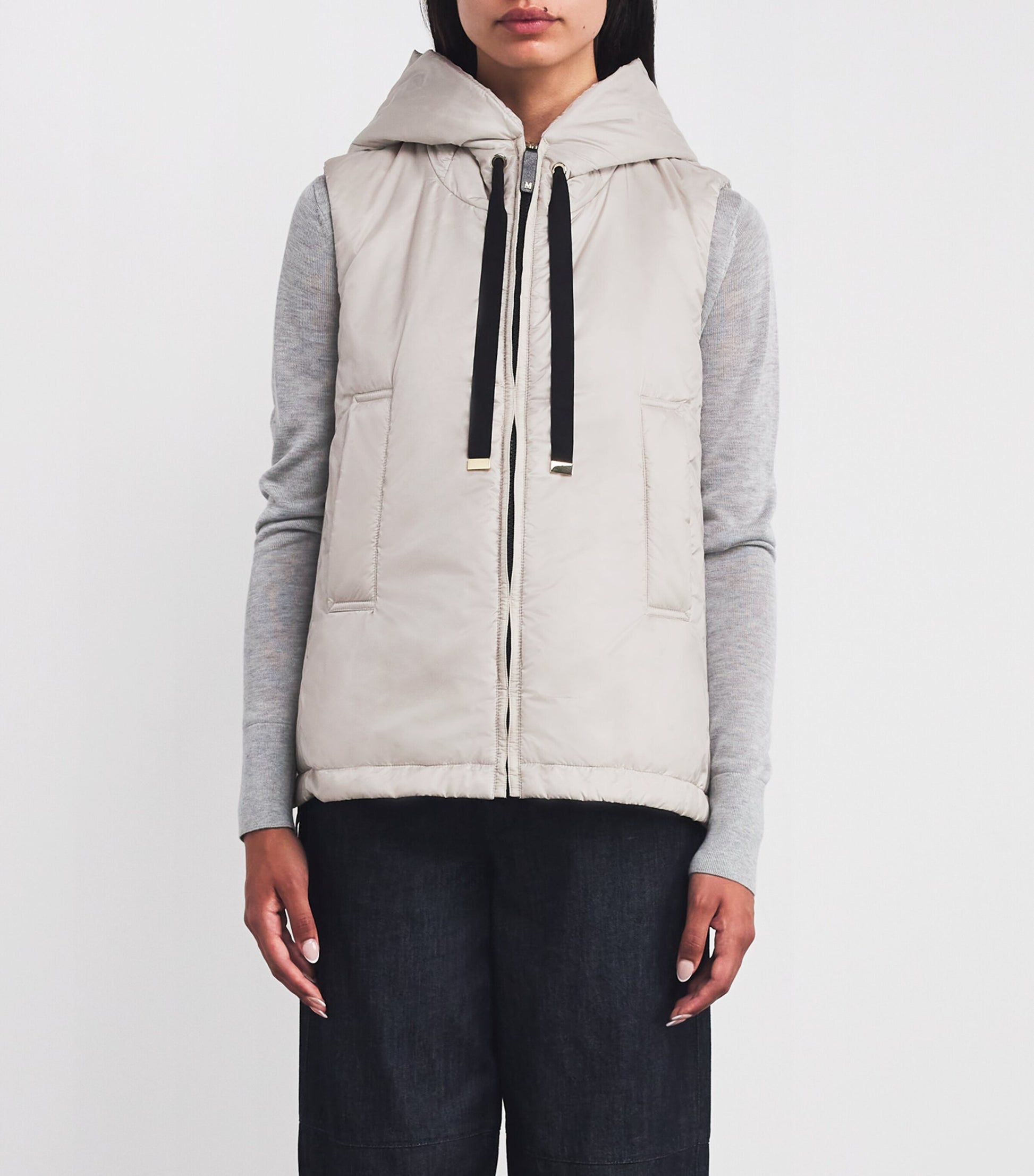 Max Mara Beige The Cube Quilted Gilet