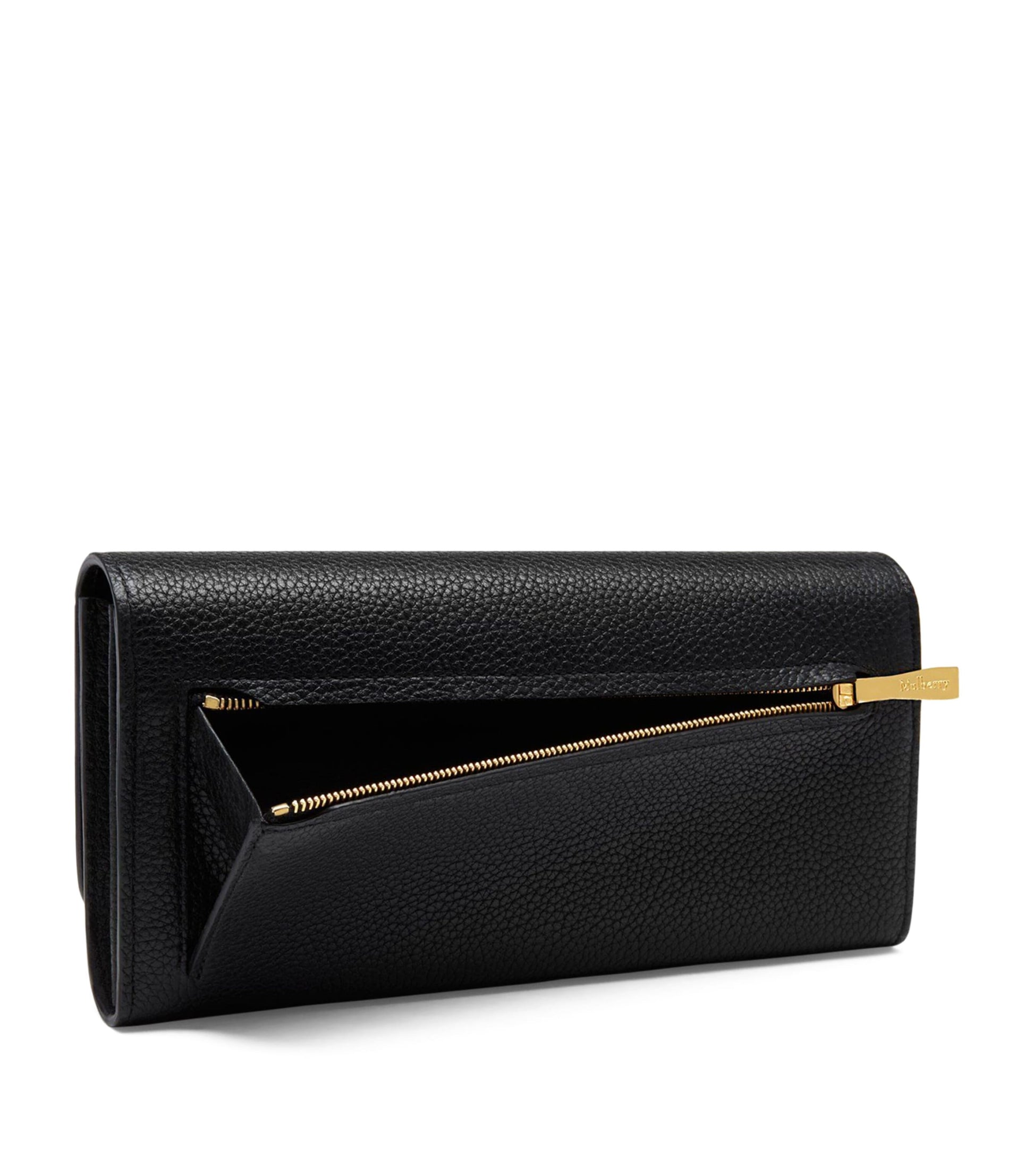 Mulberry Black Leather Continental Wallet
