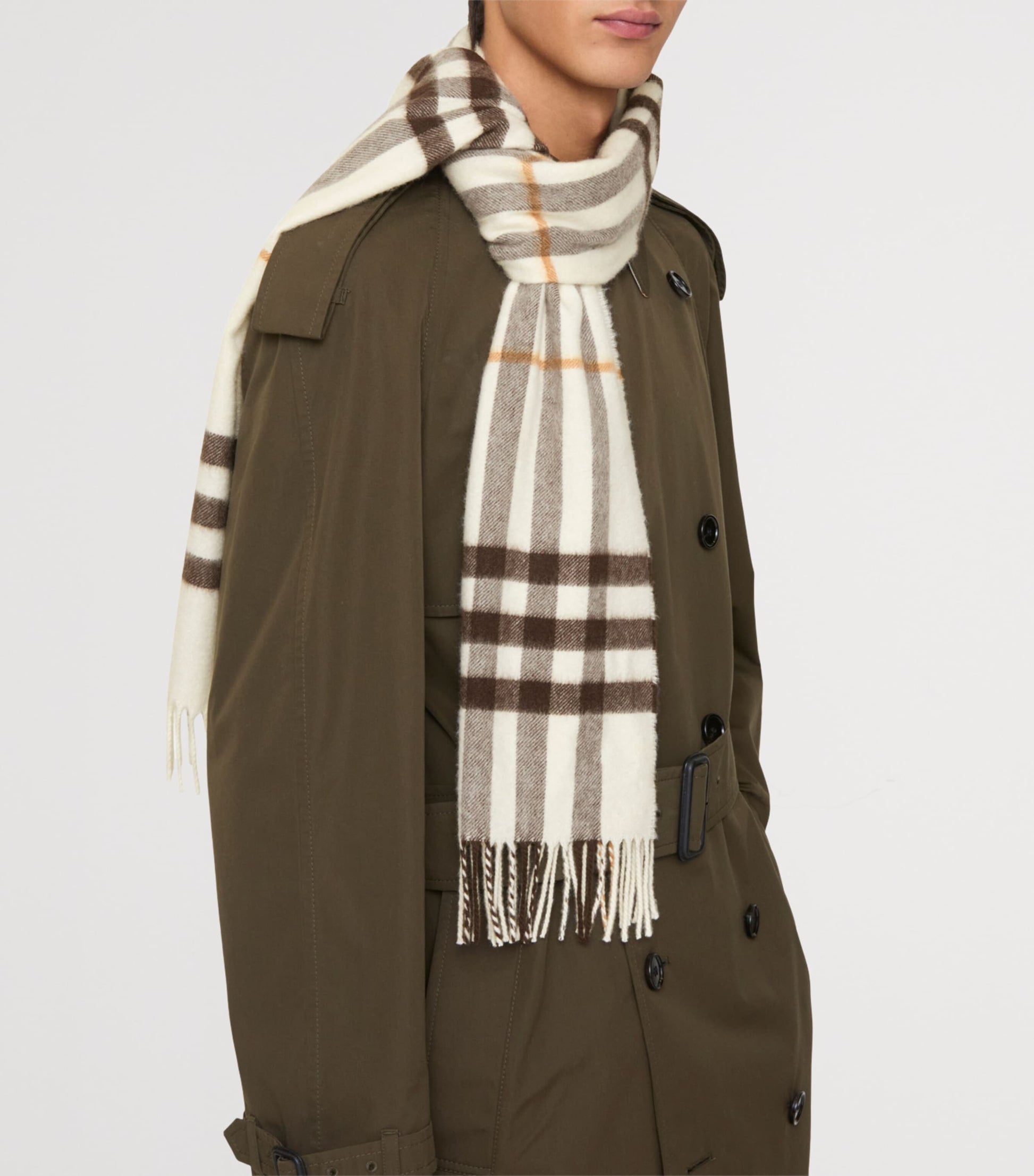 Burberry Cashmere Check Scarf