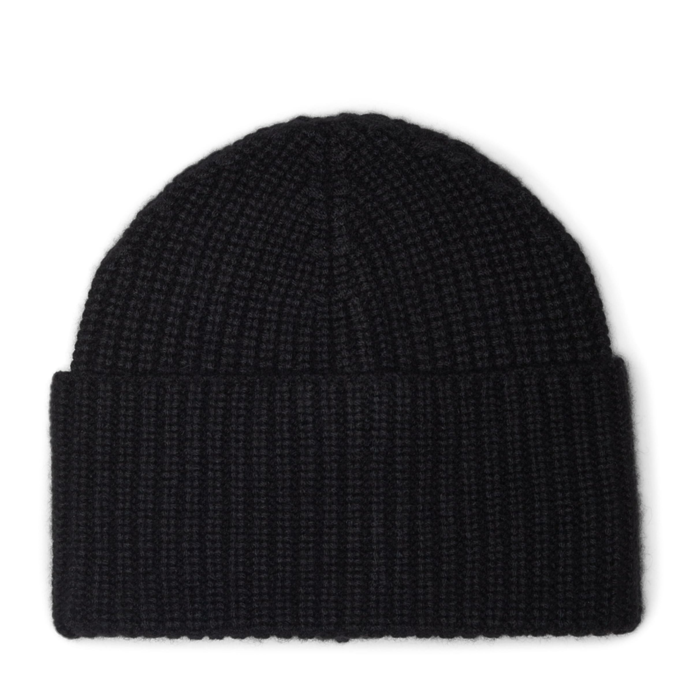 Cashmere Rib-Knit Beanie