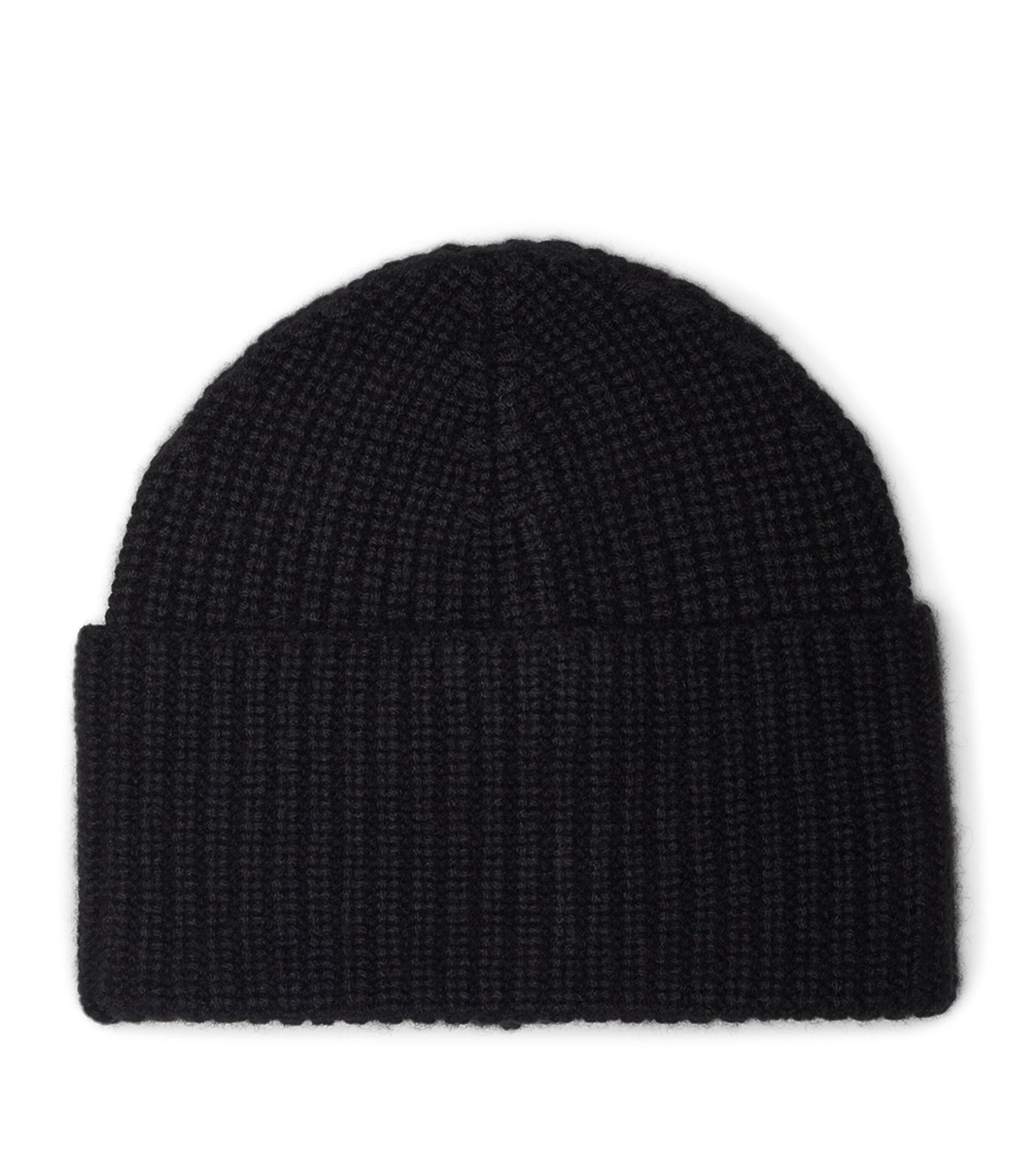 Cashmere Rib-Knit Beanie