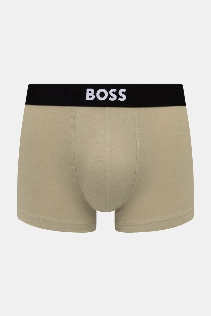 BOSS erkek pamuklu elastan boxer Trunk 3P BOSS ONE 3’lü