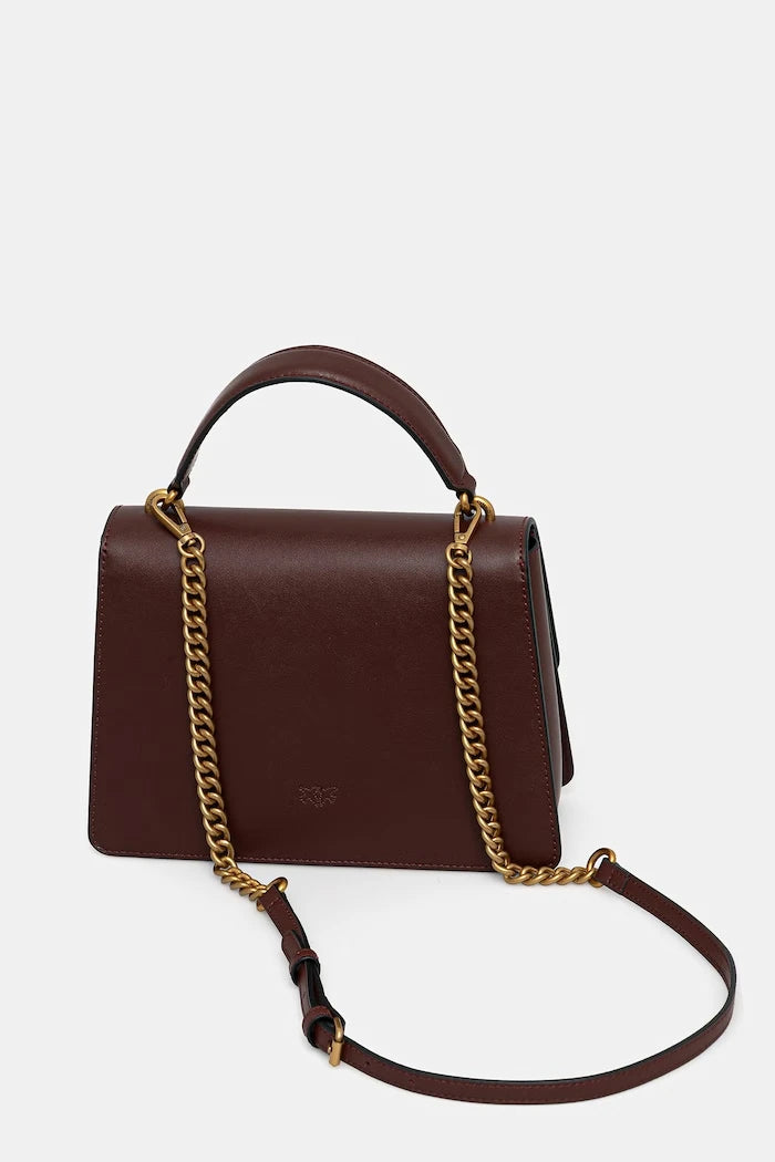 Pinko kadın deri crossbody çanta