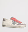 White Leather Super-Star Sneakers