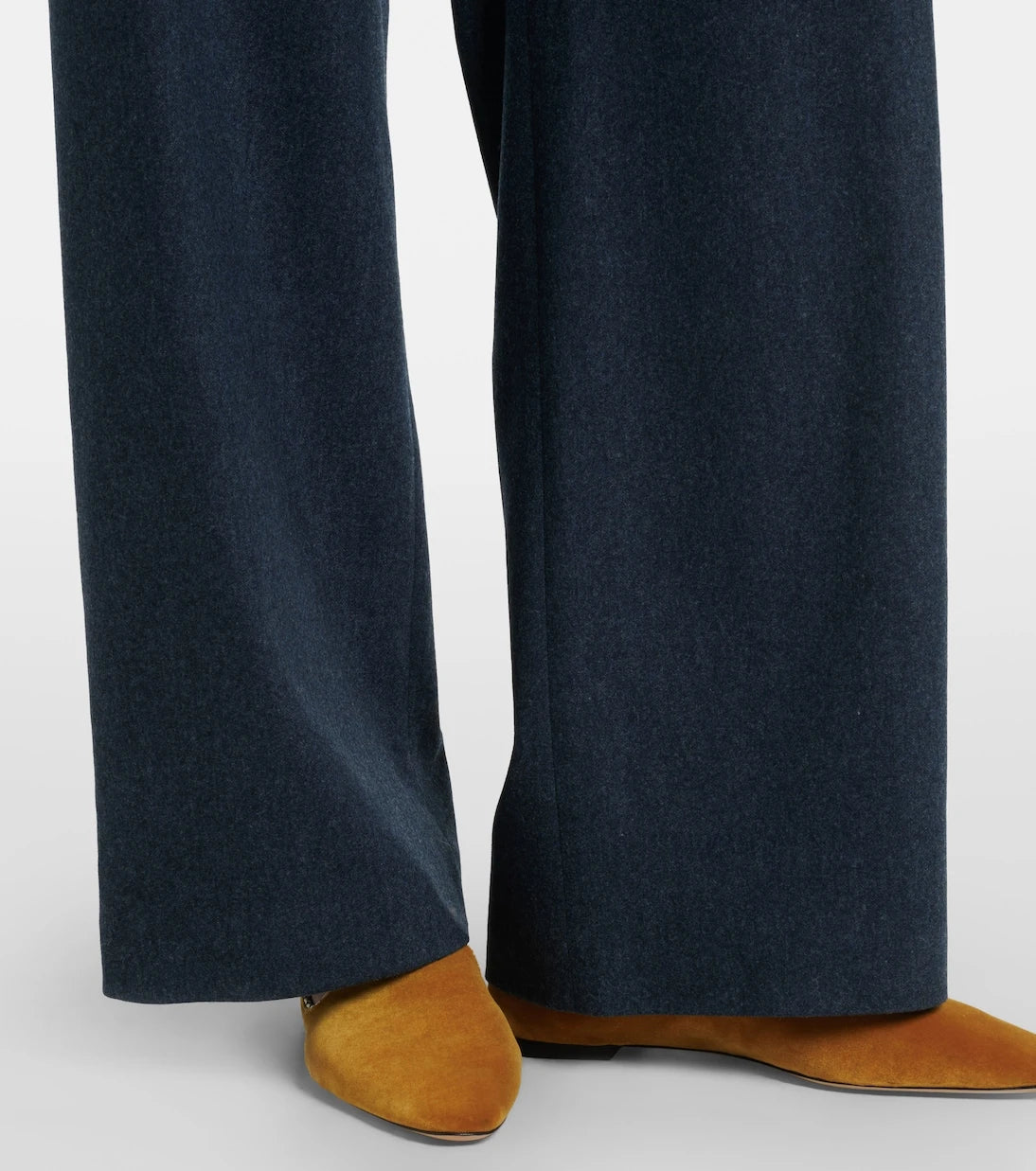 Eleventy - Wool and cashmere wide-leg pants