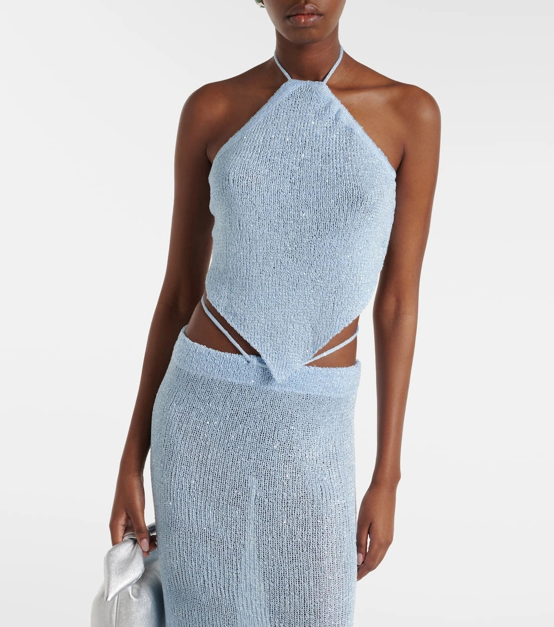 Bananhot - Liz sequined halterneck top