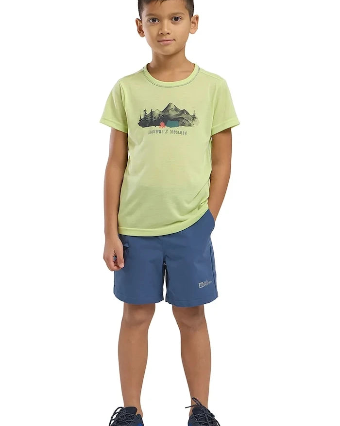 Детски къси панталони Jack Wolfskin TURBULENCE SHORTS K