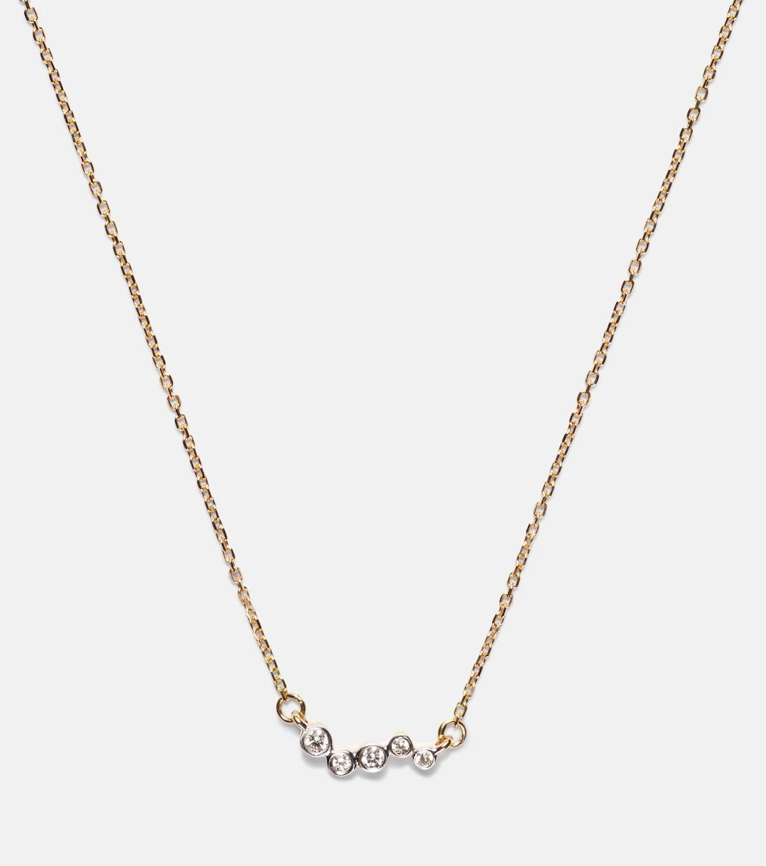 Mateo - 14kt gold necklace with diamonds