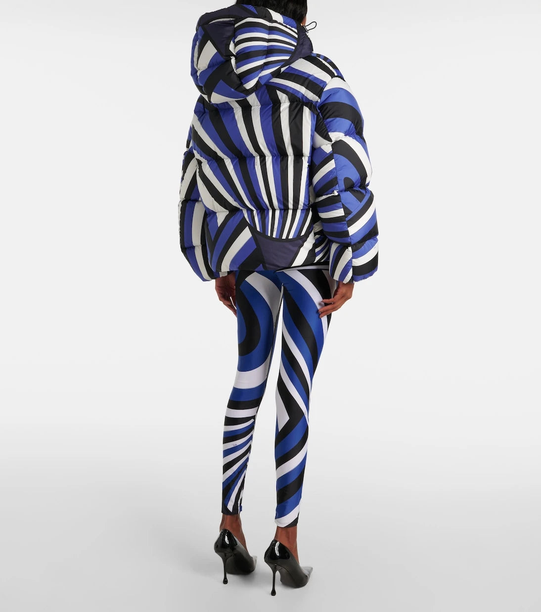 Pucci - جاكيت إيريدي المنتفخ