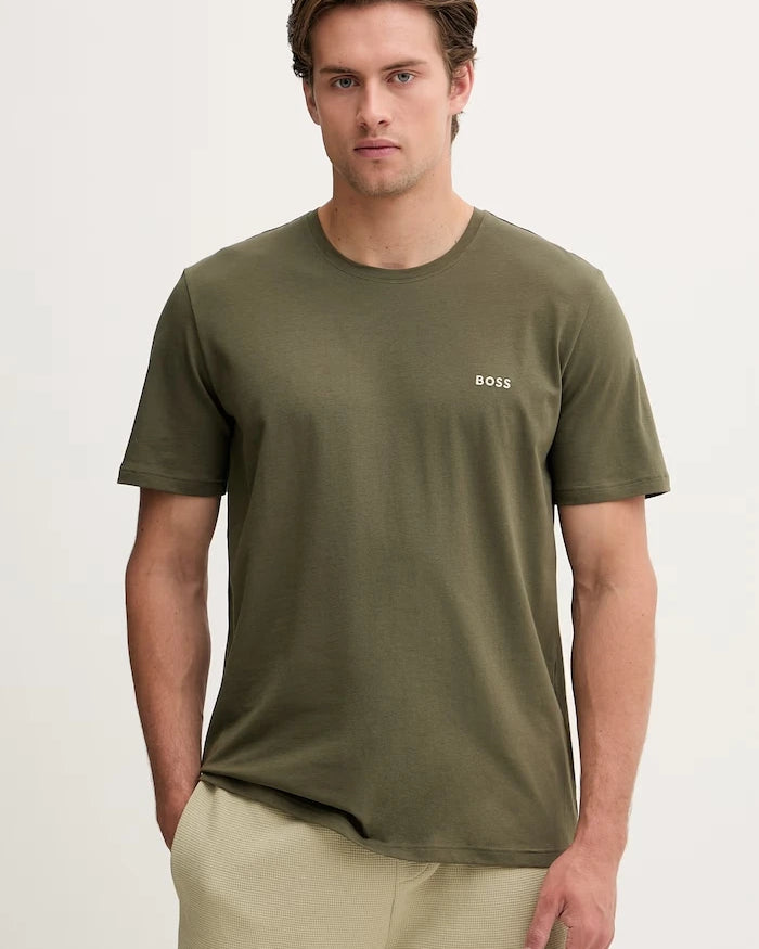 BOSS Erkek Ev Tişörtü Pamuklu Elastanlı Mix&Match T-Shirt R