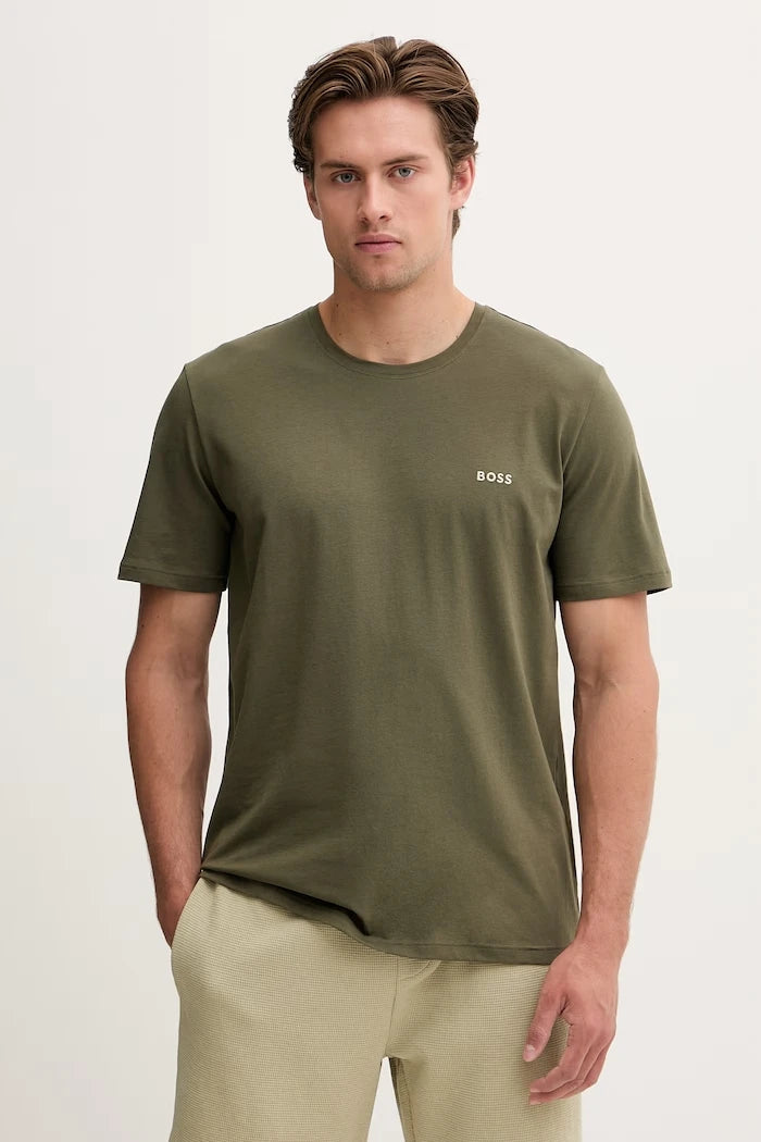 BOSS Erkek Ev Tişörtü Pamuklu Elastanlı Mix&Match T-Shirt R