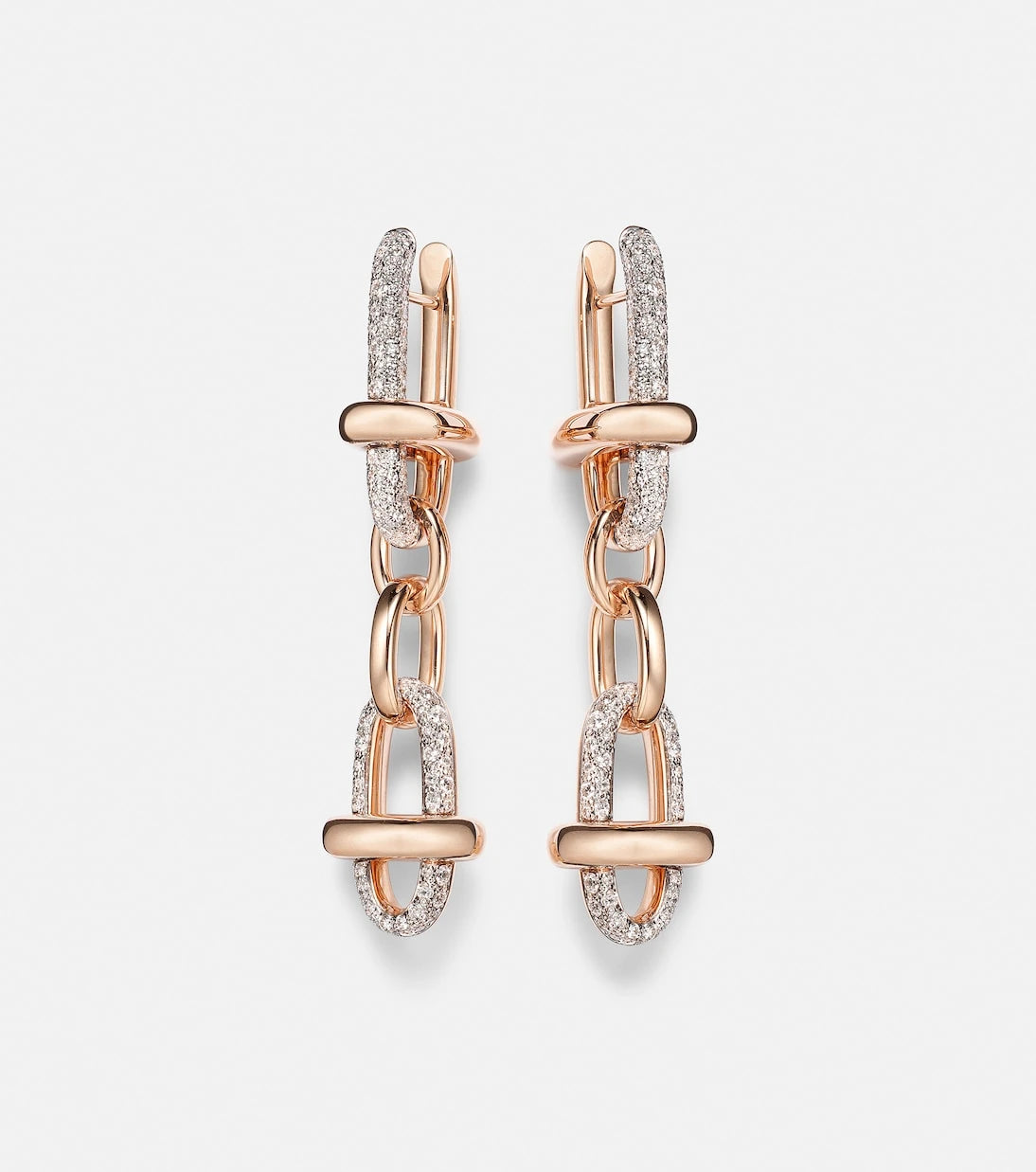 Pomellato - Iconica 18kt gold drop earrings with diamonds