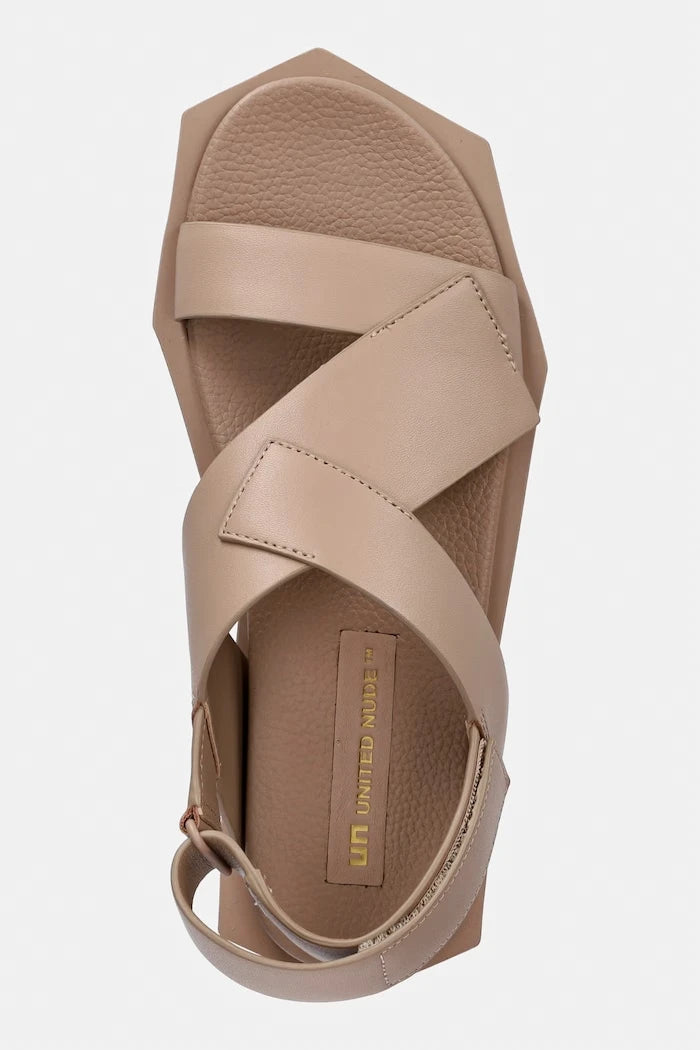 United Nude Kadın Deri Açık Topuklu Sandalet Poly Straps Lo Unisex-L