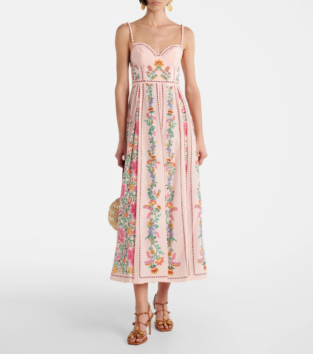 Farm Rio - Floral cotton-blend maxi dress