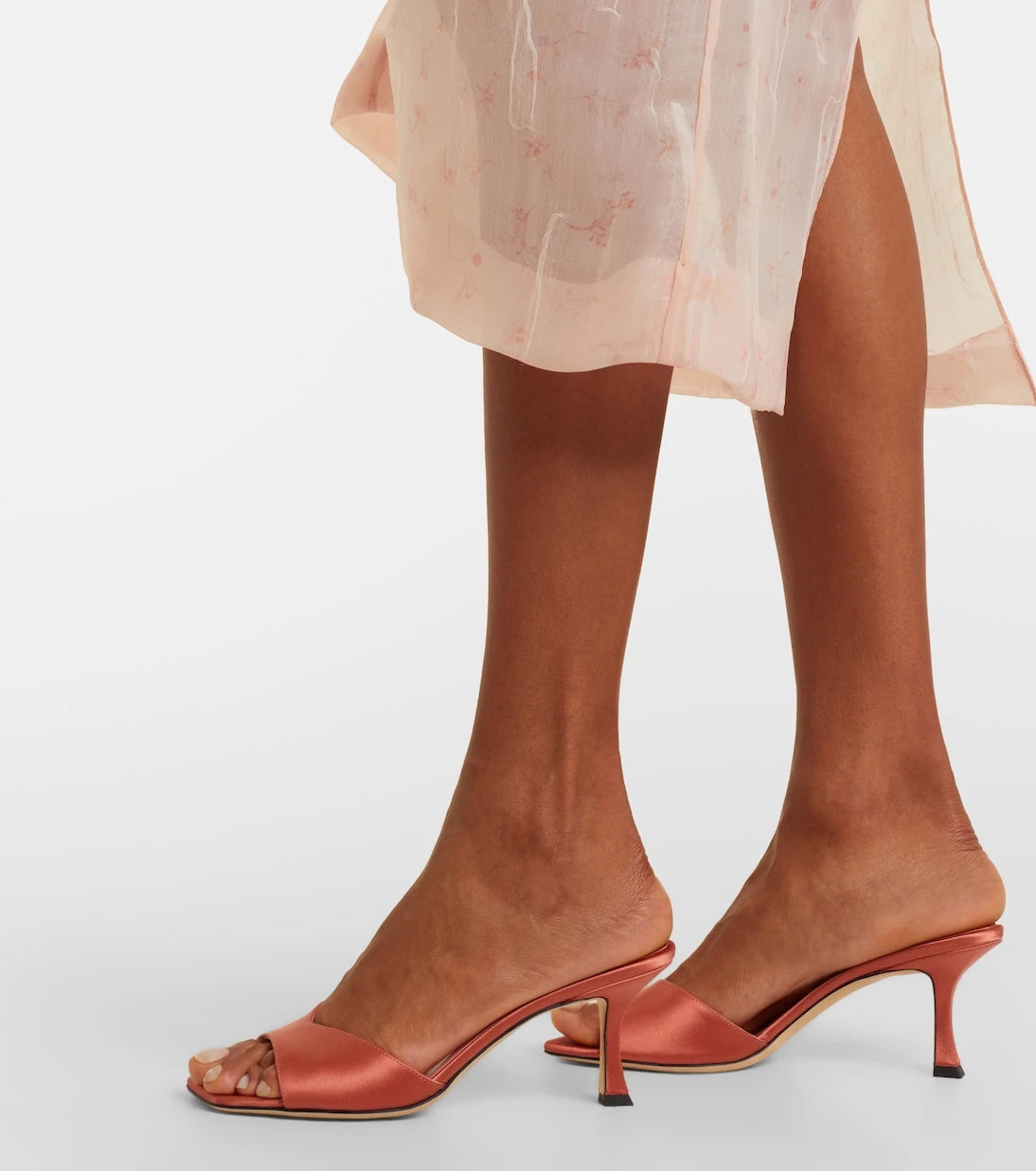 Jimmy Choo - Skye satin mules