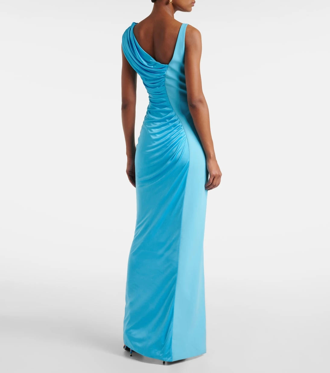 Versace - Medusa draped gown